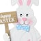 Glitzhome® 30.75" Easter Stacked Bunny Wooden Porch Décor